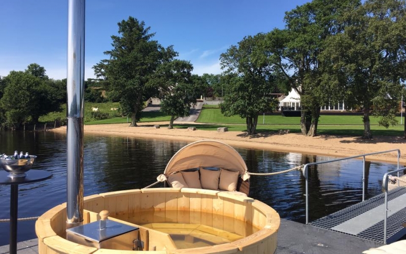 Luxury Floating Finnish Hot Tub