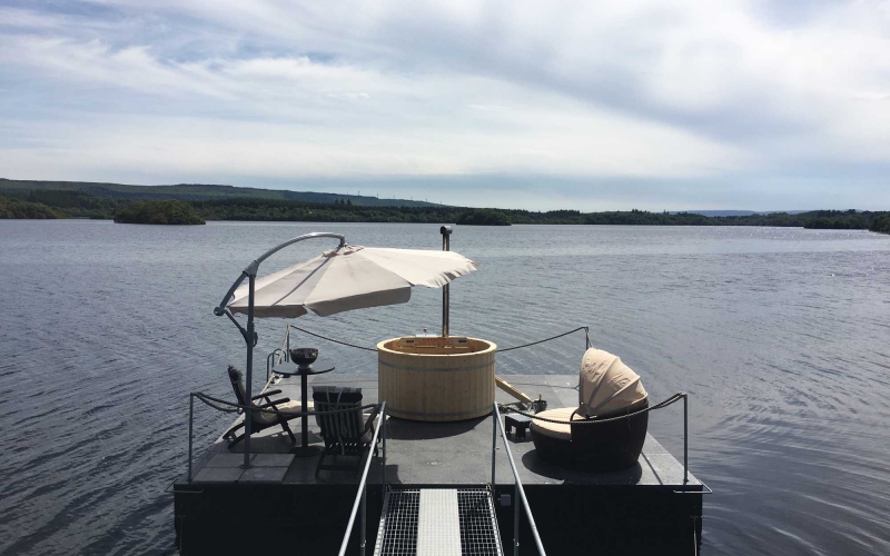 Luxury Floating Finnish Hot Tub