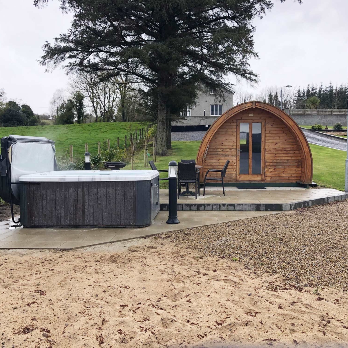 Glamping in Fermanagh Glamping Cabins Lough Erne Rossharbour Resort, Lough Erne, Fermanagh