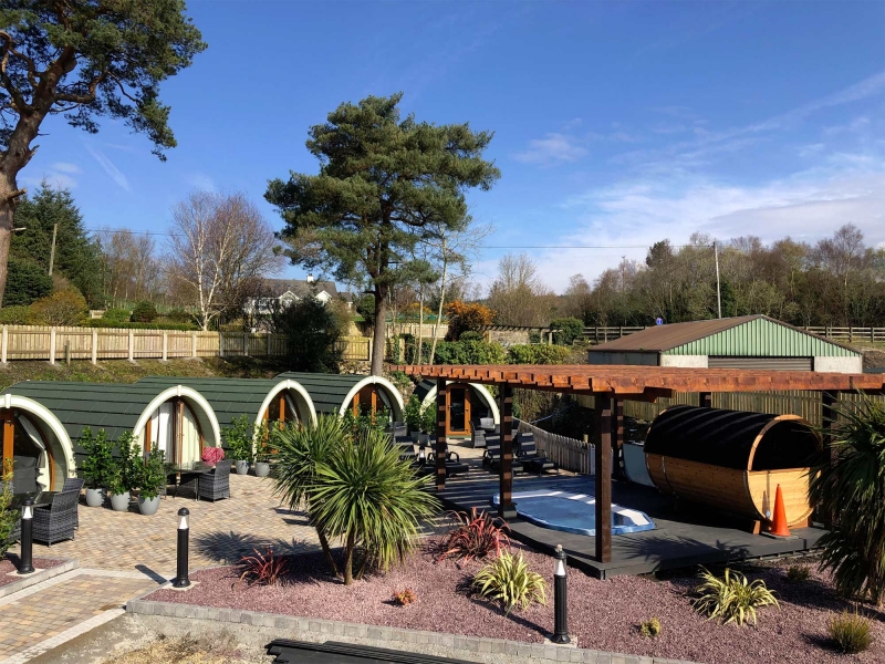 Glamping in Style : Riverside Lodges at Rossharbour Resort